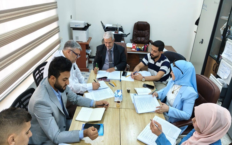 اجتماع موسّع لمناقشة آلية القبول المباشر في أقسام كلية التربية الأساسية